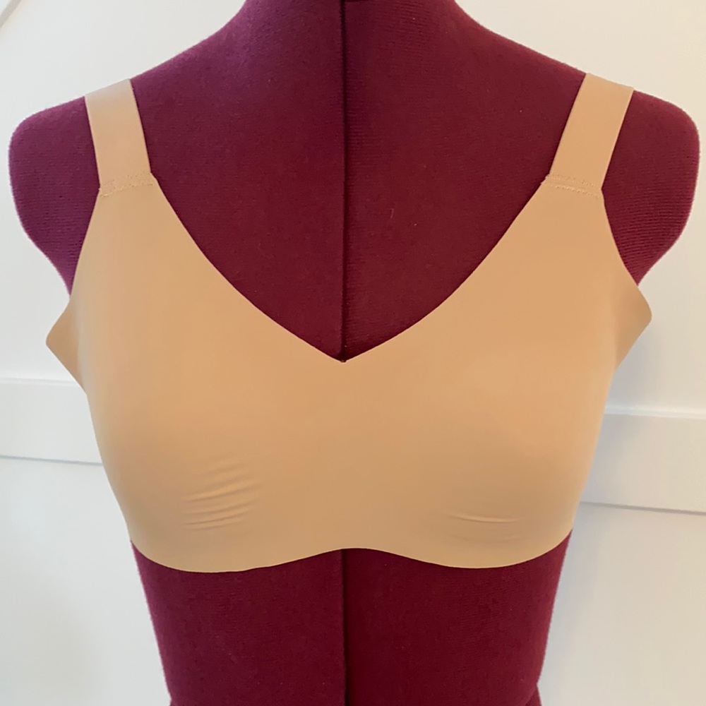 knix by Knixwear V-neck Nude Bra Wireless Size 1